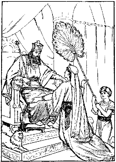 queen esther and mordecai coloring pages - photo #47