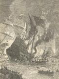 Spanish Galleys in a sea-fight.