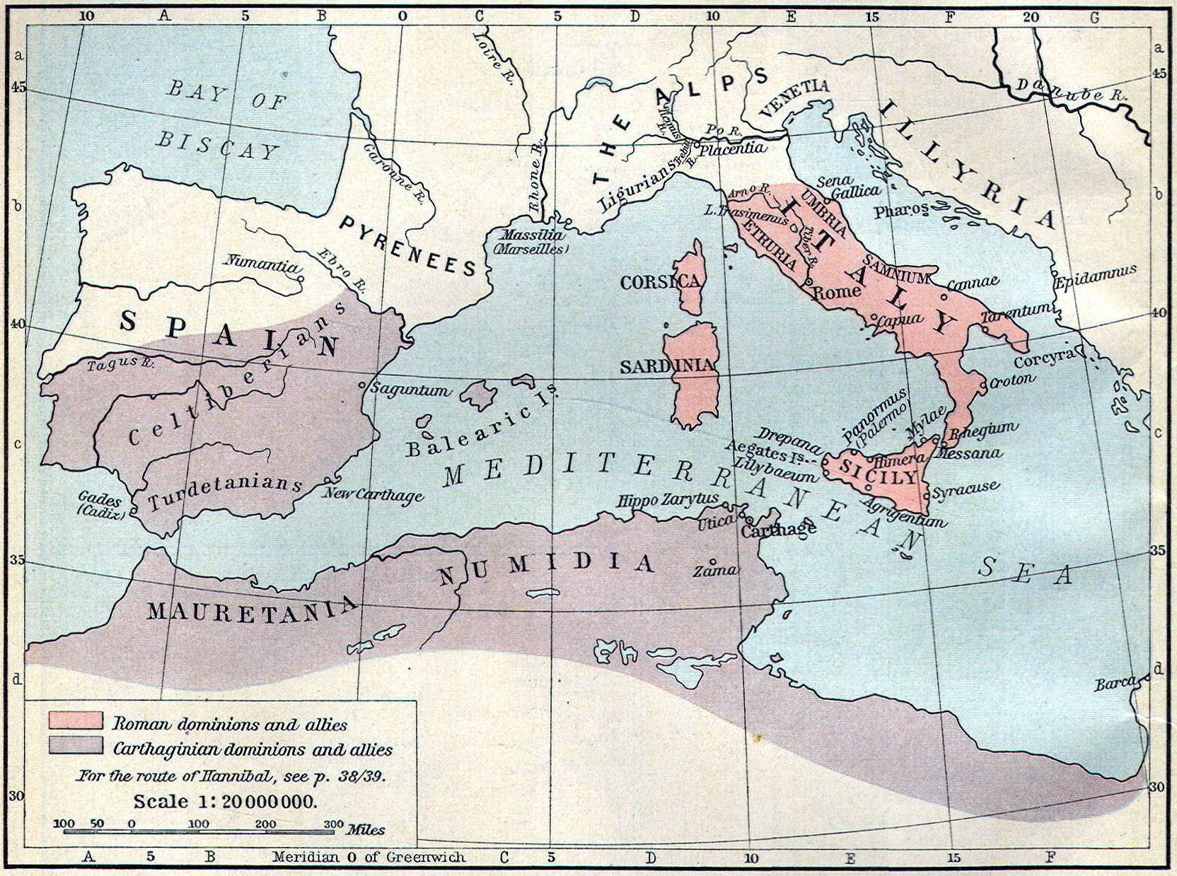 Mapa La Provincia Romana de Numidia