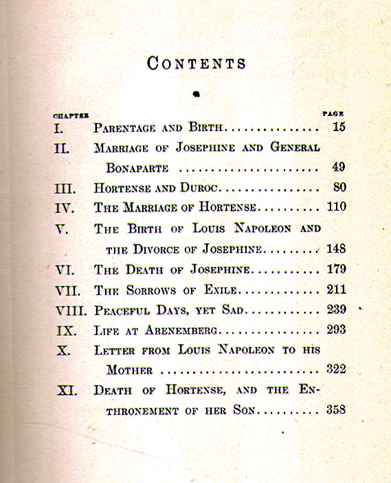 [Contents] from Hortense by John S. C. Abbott