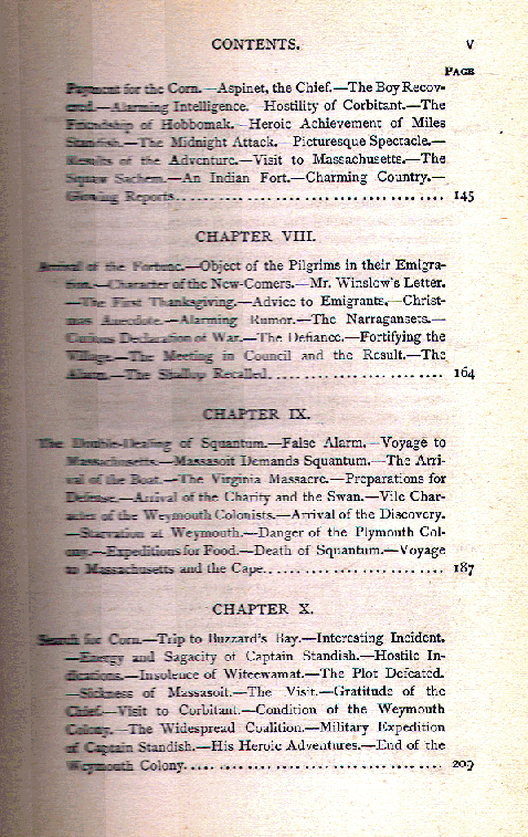 [Contents, Page 3 of 5] from Miles Standish by John S. C. Abbott