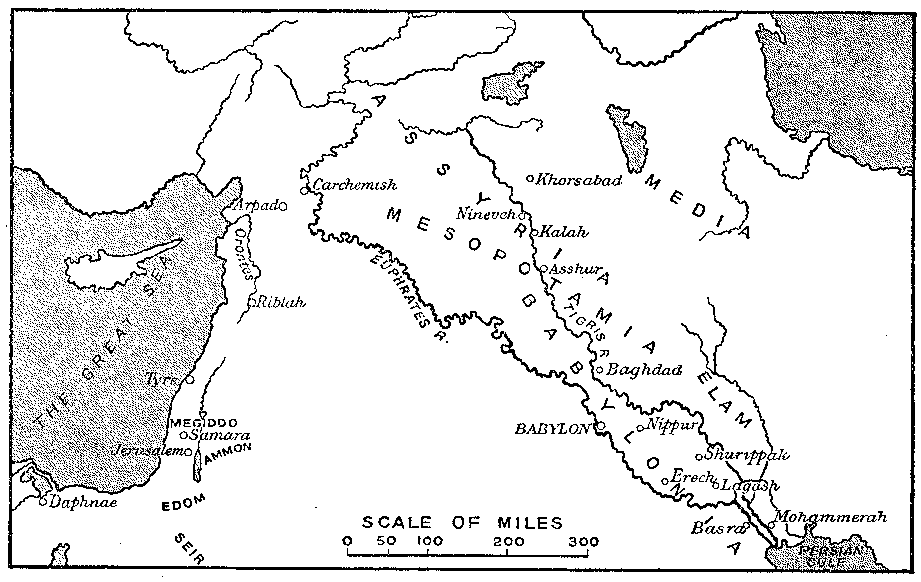 [Maps] from Peeps at Ancient Assyria by Jamse Baikie