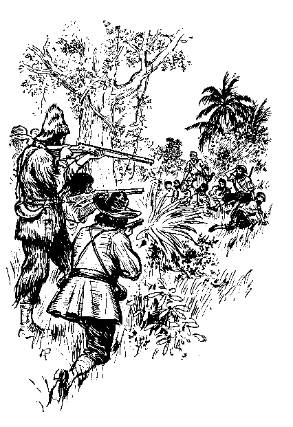[Illustration] from Robinson Crusoe  by James Baldwin