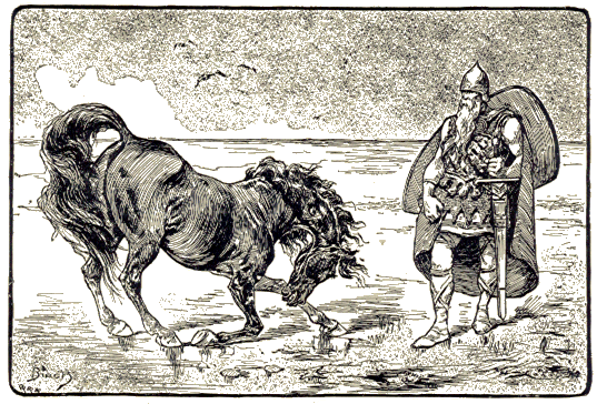 [Illustration] from The Story of Roland by James Baldwin