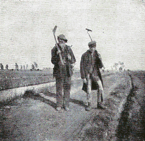 Workers in the fens