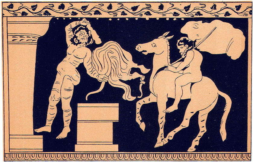 [Illustration] from Stories from Greek Comedians by Alfred J. Church