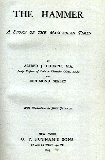 [Title Page] from The Hammer by Alfred J. Church