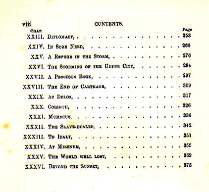 [Contents, Page 2 of 2] from Lords of the World by Alfred J. Church