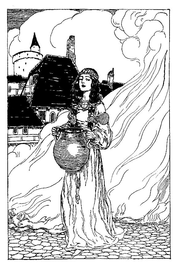 [Illustration] from King of Ireland's Son by Padraic Colum