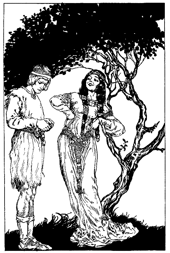 [Illustration] from King of Ireland's Son by Padraic Colum