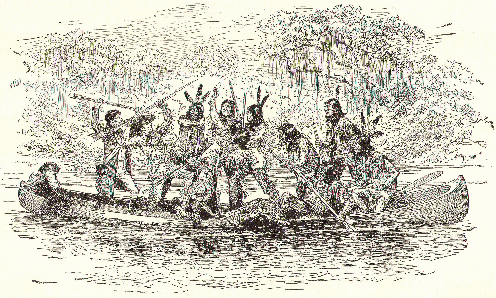 Canoe fight