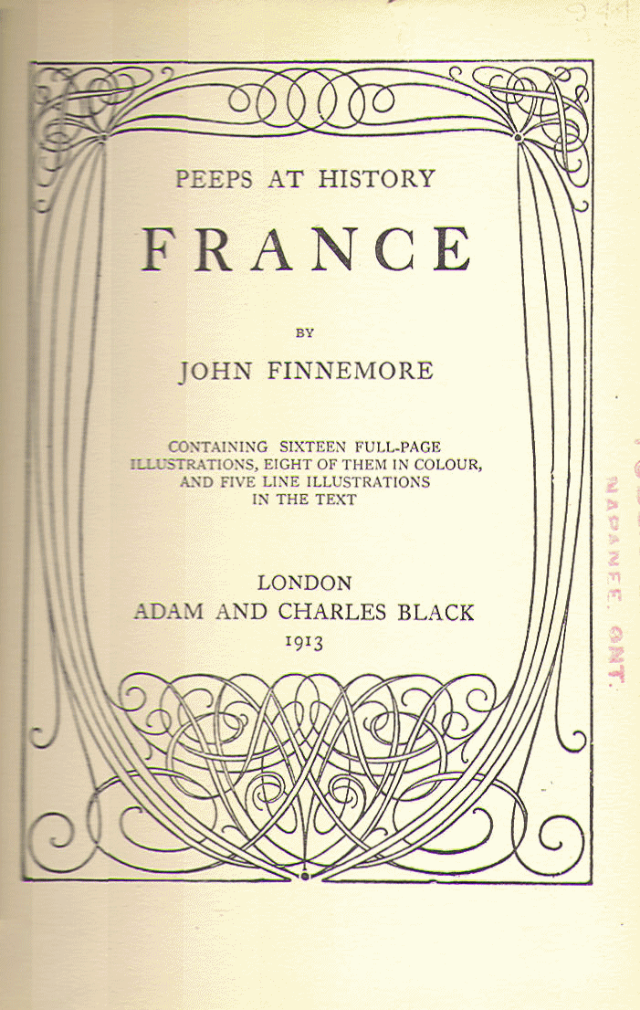 [Title Page] from Peeps at History - France by John Finnemore