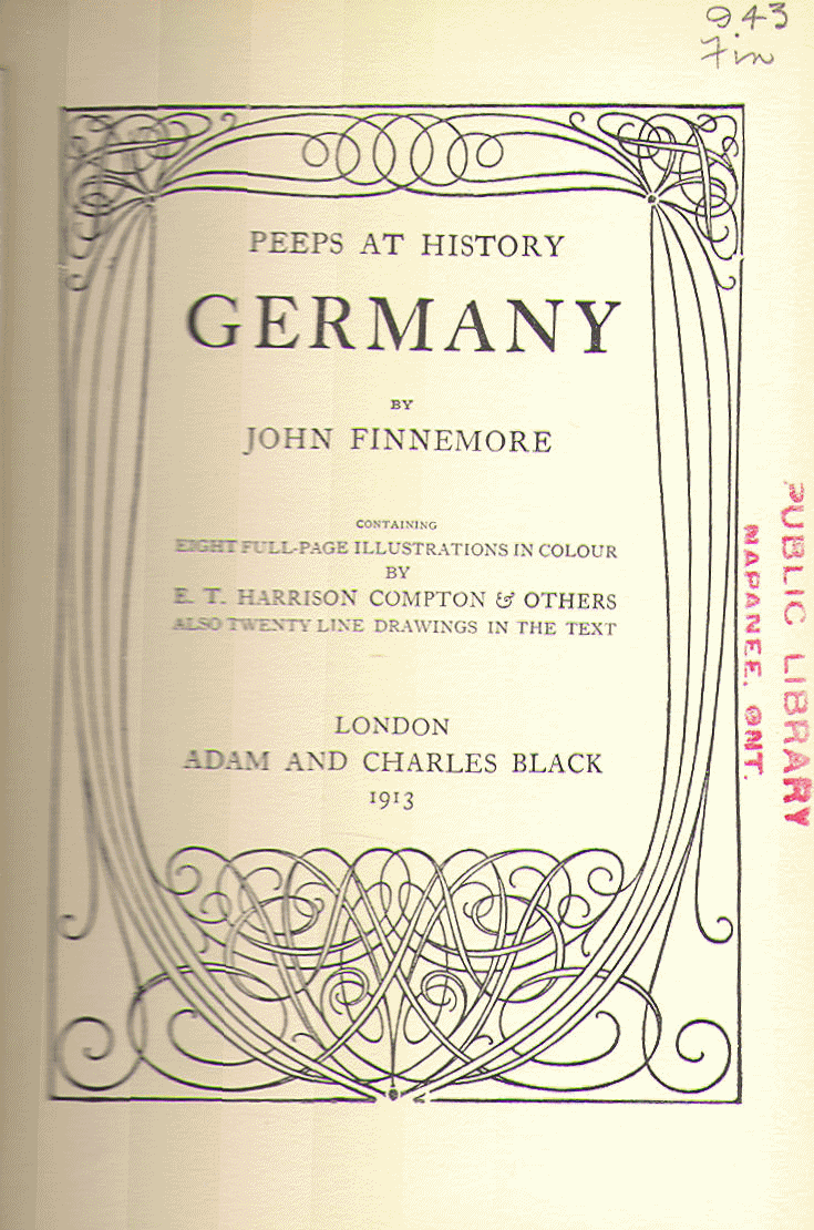 [Title Page] from Peeps at History - Germany by John Finnemore