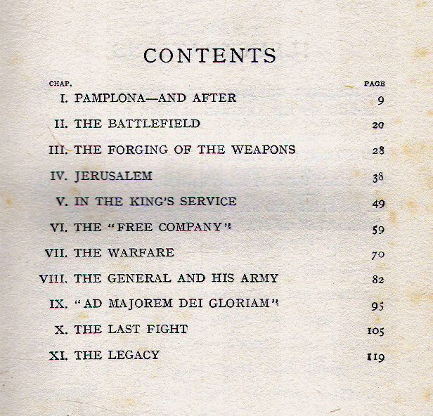 [Contents] from Life of Ignatius of Loyola by F. A. Forbes