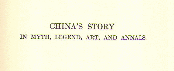 [Title] from China's Story by William Griffis