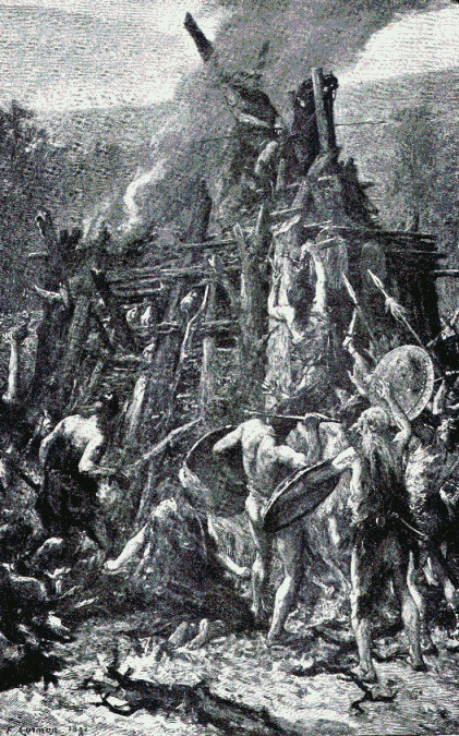 The funeral of a chief