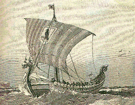 A Viking's ship