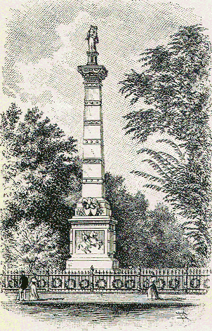 Pulaski's Monument in Savannah