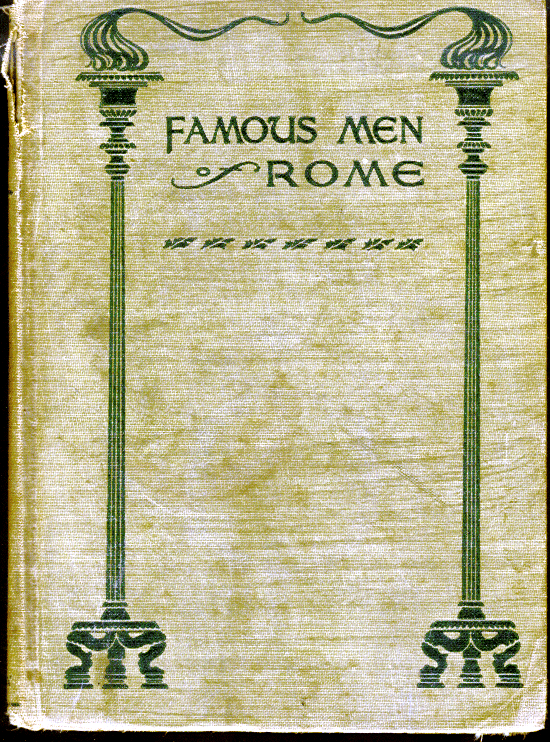 [Book Cover] from Famous Men of Rome by John Haaren