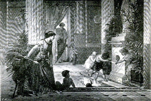 A Roman bath