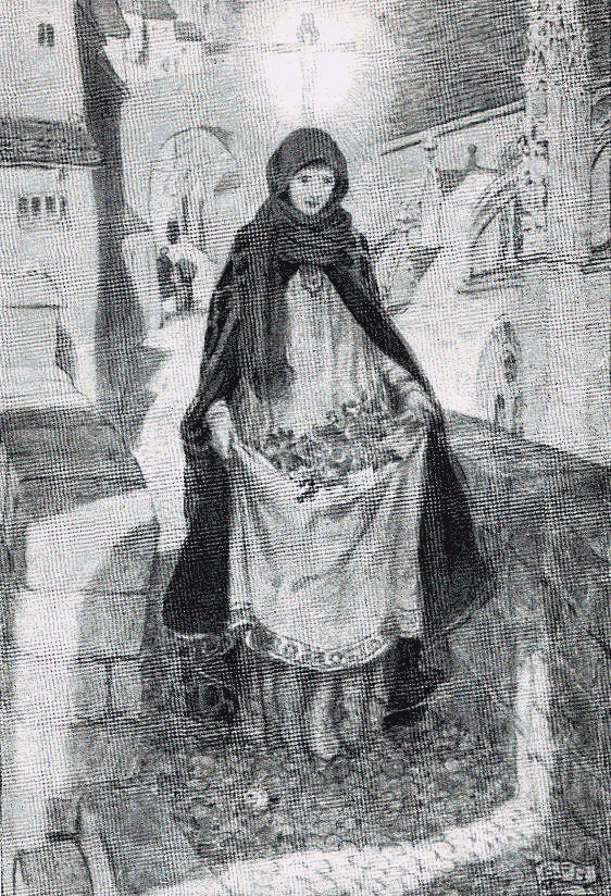[Illustration] from Stories of the Saints by Grace Hall