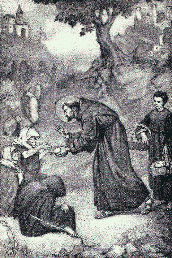 [Illustration] from Stories of the Saints by Grace Hall