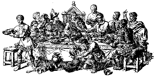 Lords feasting