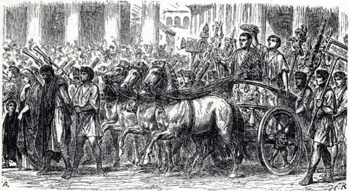 [Illustration] from City of the Seven Hills by S. B. Harding