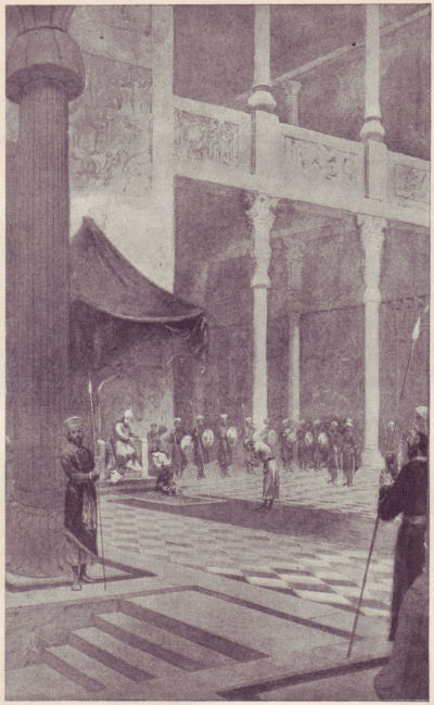 Queen Esther coming to the king Esther