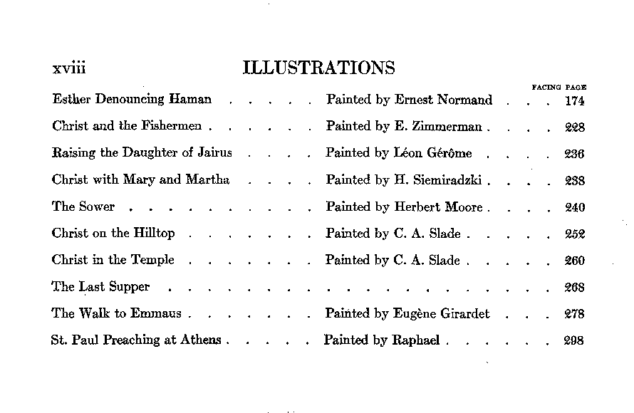 [List of Pictures, 2 of 2] from Children's New Testament by Sherman and Kent