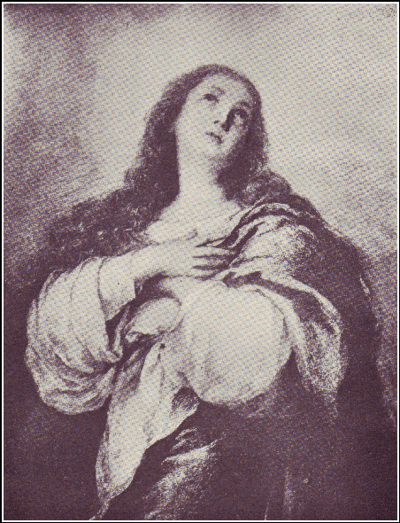 Head of Virgin, from The Immaculation Conception.