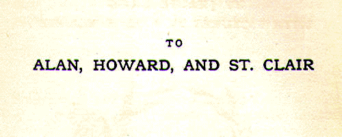 [Dedication] from The Story of Robert Bruce by Jeanie Lang