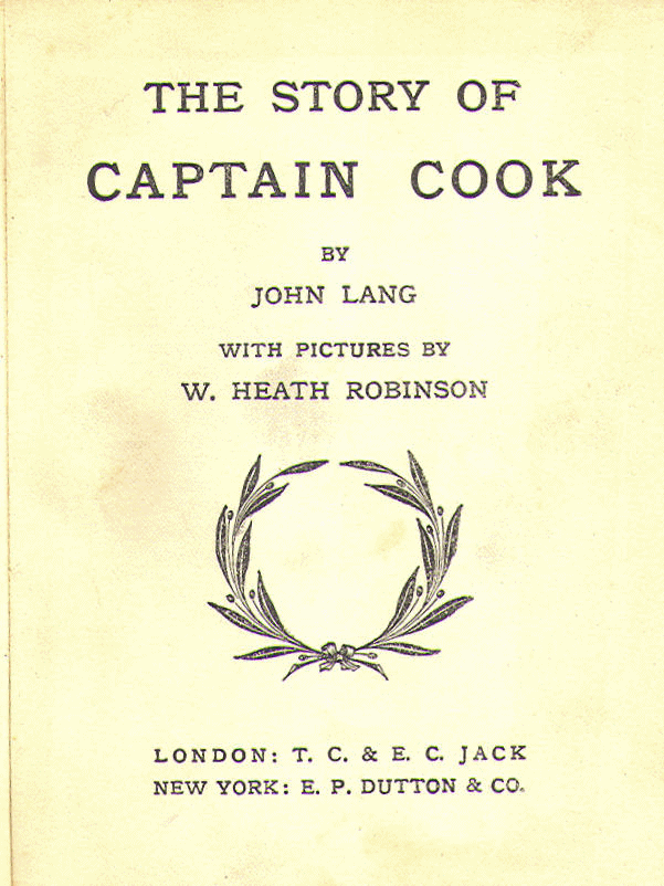 [Title Page] from The Story of Captain Cook by John Lang