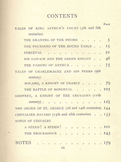 [Contents] from Page - Esquire - Knight by Marion Lansing