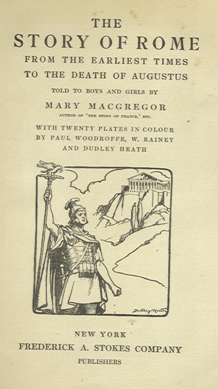[Title Page] from The Story of Rome by Mary Macgregor