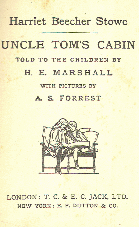 [Title Page] from Stories from Uncle Tom's Cabin by H. E. Marshall