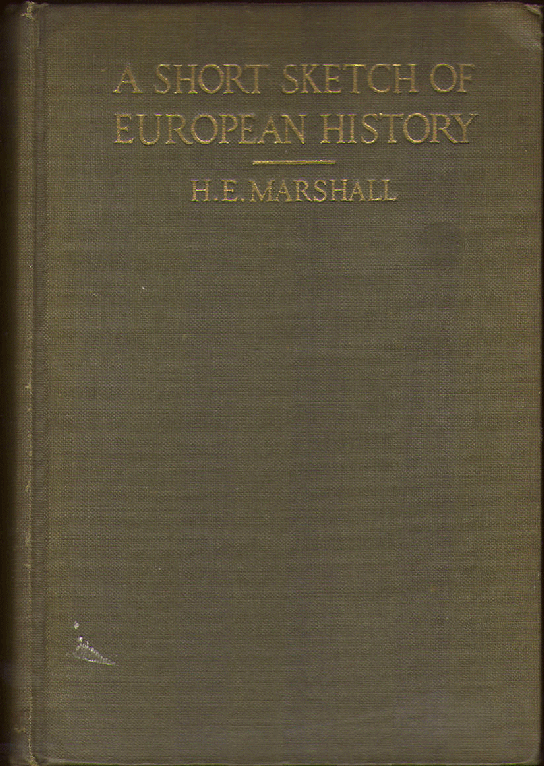 [Book Cover] from The Story of Europe by H. E. Marshall