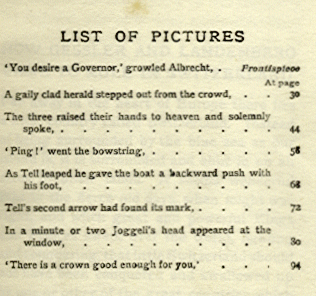 [List of Pictures] from Stories of William Tell  by H. E. Marshall