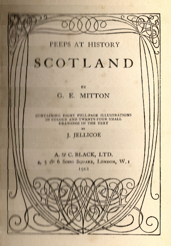 [Title Page] from Peeps at History - Scotland  by G. E. Mitton