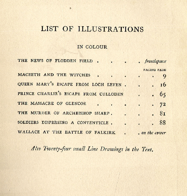 [Illustrations] from Peeps at History - Scotland  by G. E. Mitton