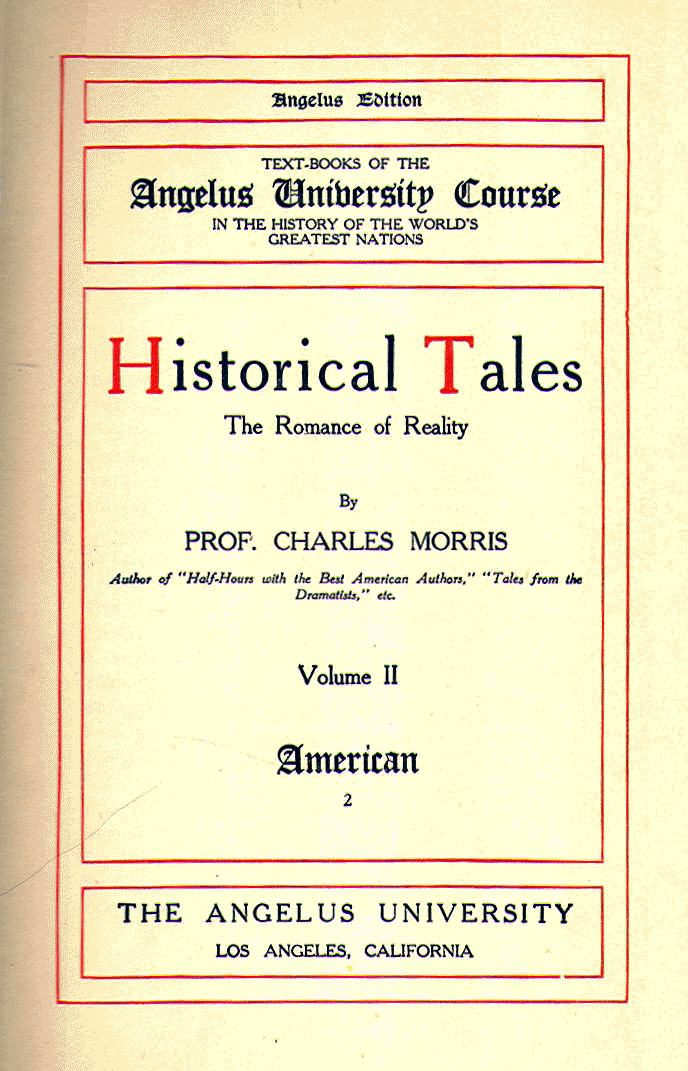 [Title Page] from Historical Tales - American II by Charles Morris