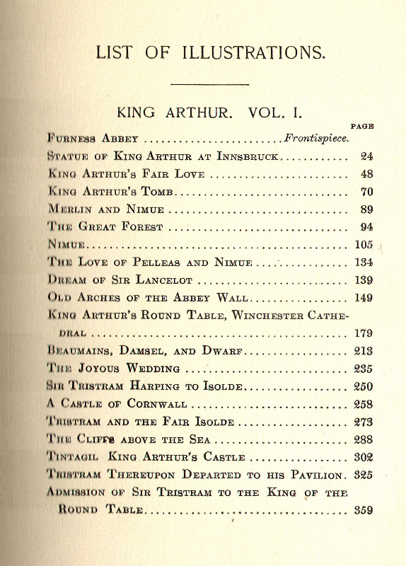 [Illustrations] from King Arthur I by Charles Morris