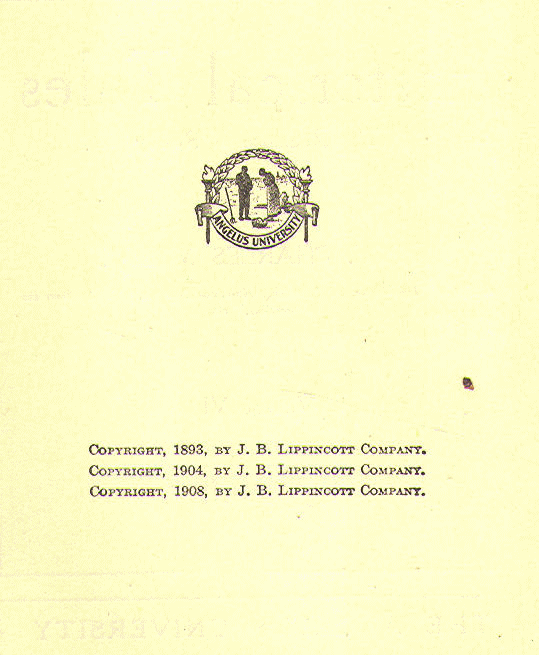 [Copyright Page] from Historical Tales - French by Charles Morris