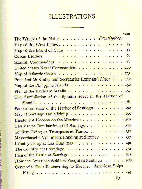 [Contents, Page 11 of 11] from The War with Spain by Charles Morris