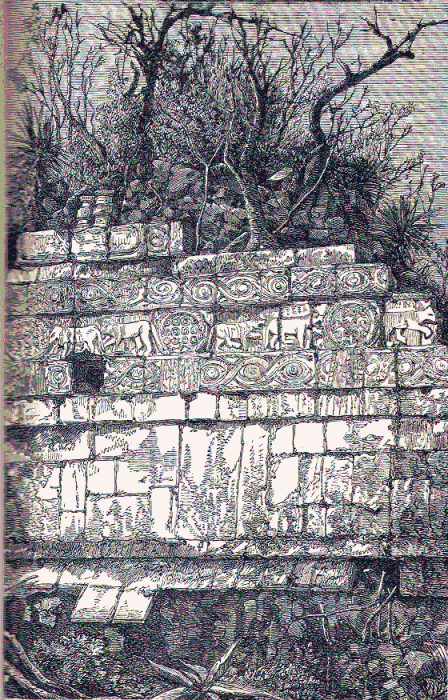 Bas-relief of Tigers, Chichen.