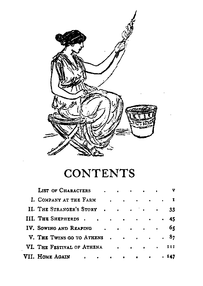 [Contents] from Spartan Twins by Lucy F. Perkins
