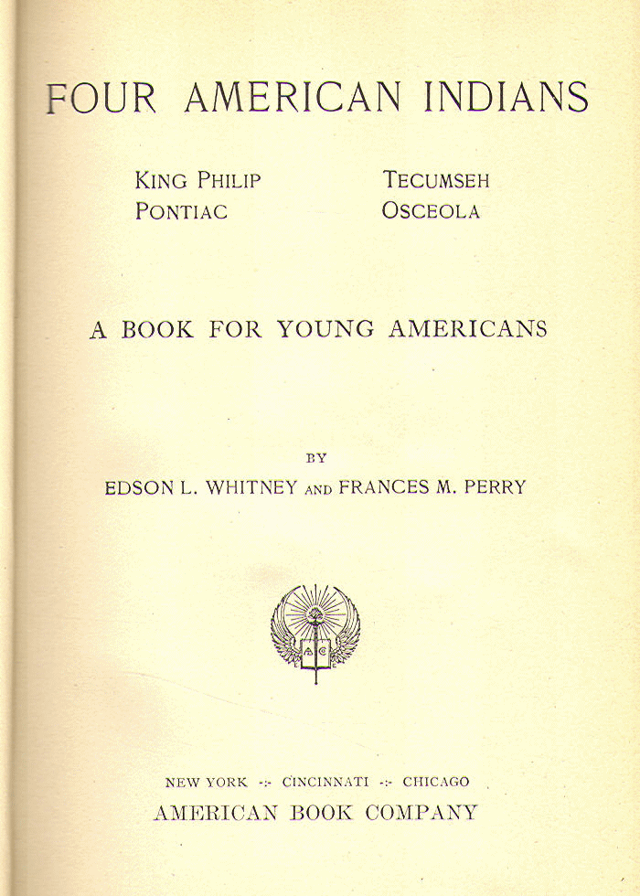 [Title Page] from Four American Indians by Frances Perry