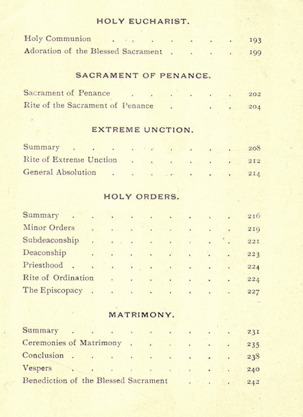 [Contents, Page 5 of 6] from Ecclesiastical Year by Andreas Petz