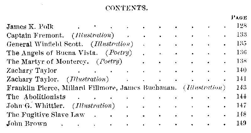 [Contents 3 of 3] from American History Stories - III by Mara L. Pratt