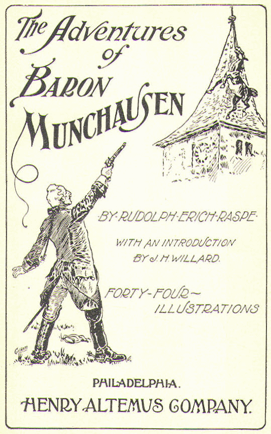 [Title Page] from Baron Munchausen by R. E. Raspe